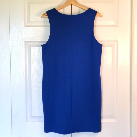 Banana Republic Blue Front Zipper Dress - Picture 3 of 6